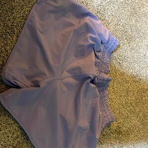 Lumulemon shorts lavander size 8
